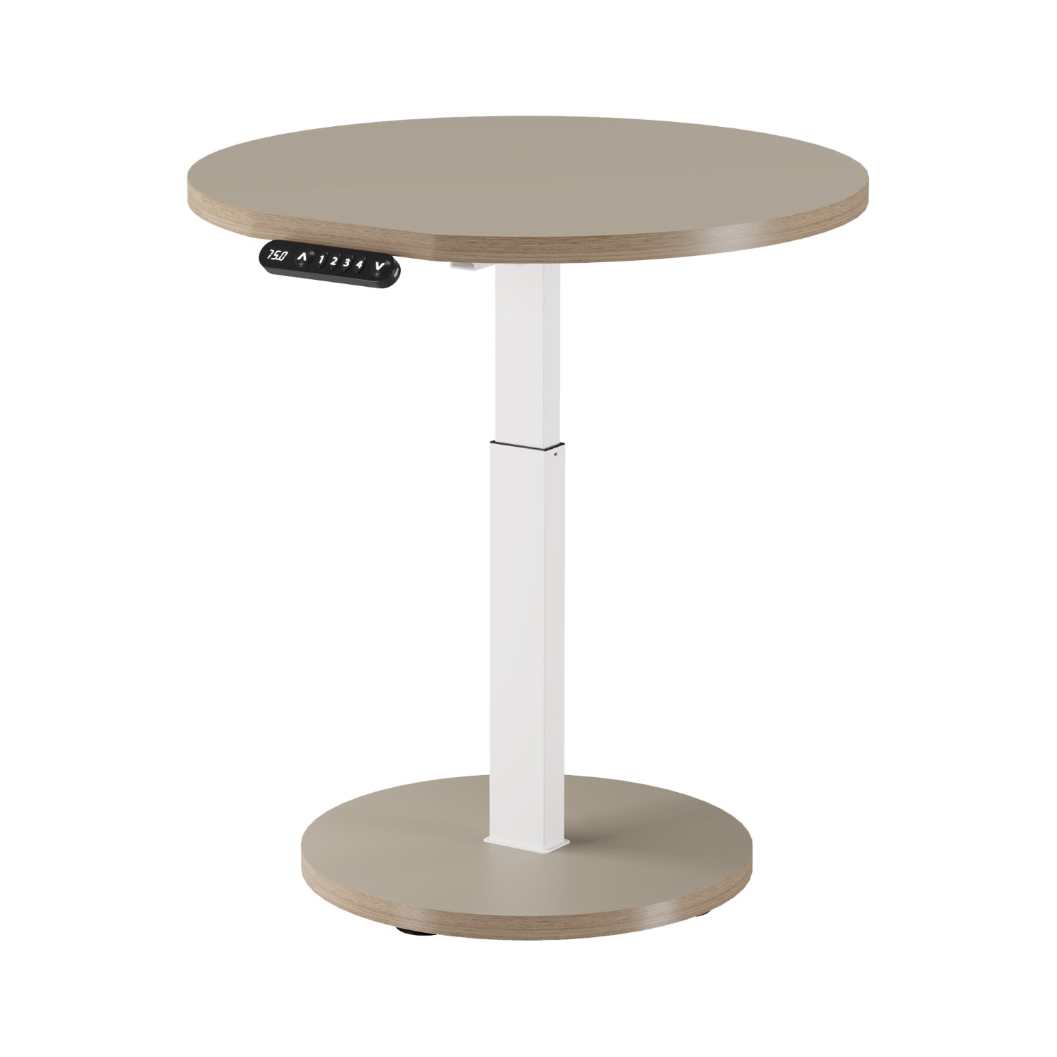 Radlove 32''x24'' Electric Height Adjustable Laptop Desk, Mobile Standing Desks with Wheels
