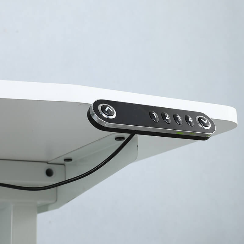 Radlove 63" x 30" Premium Dual Motor Height Adjustable Standing Desks for Worktops, Brown or White