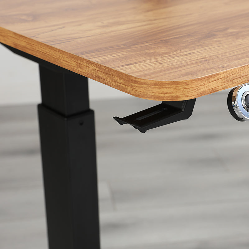 Radlove 63" x 30" Premium Dual Motor Height Adjustable Standing Desks for Worktops, Brown or White