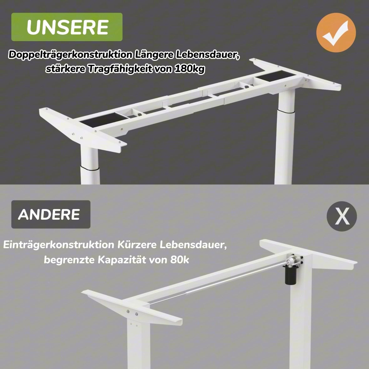 Radlove Standing Desk Frame